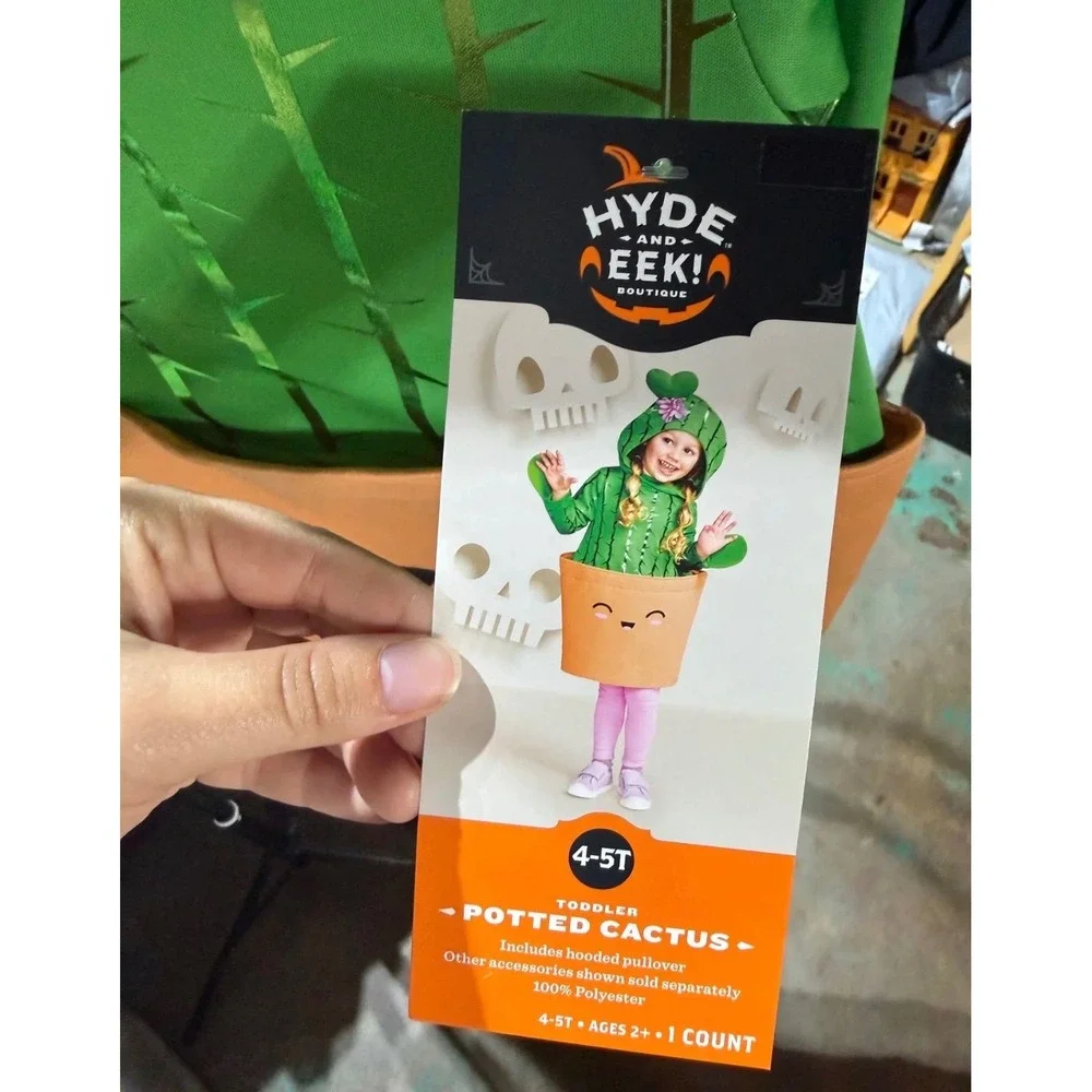 Potted Cactus costume 4T/5T